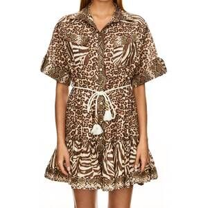 NEW PEEKSKILL wanderlust mini dress in leopard